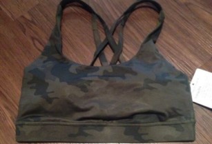 lululemon camo bra