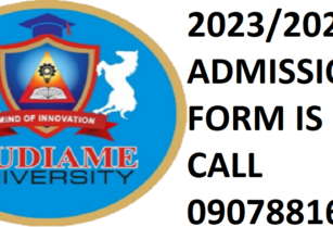 (2023/2024)!!! Mudiame University, Irrua, Edo State {ADMISSION} 📚For Admission Process on how to be admitted and mode of payment of School FEE And