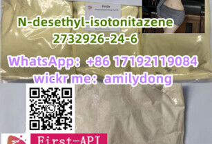 High purity N-desethyl-isotonitazene CAS 2732926-24-6