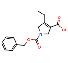 1-[(benzyloxy)carbonyl]-4-ethyl-2,5-dihydro-1H-pyrrole-3-carboxylic acid CAS 1869118-25-1