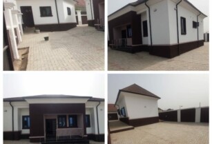 Exquisitely Finished 3 Bedroom Fully Detached Bungalow with 2 Units BQ (Call 09024373598)