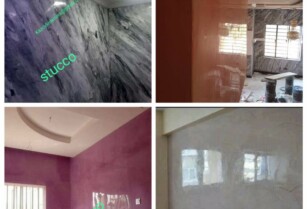 For your Interior Design,Pop Ceilings, Wall finishings,Painting,Stucco,Screeding etc –  Call 07034534917