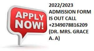 School of Post Basic (Ophthalmic) Nursing, ABUTH, Zaria  2023 /2024 ADMISSION FORM IS OUT, CALL 09078816209. ALSO MIDWIFERY FORM, POST-BASIC MIDWIFERY