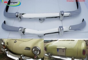 Volkswagen Karmann Ghia Euro style bumper (1970-1971) by stainless steel (VW Karmann Ghia European Stoßfänger)