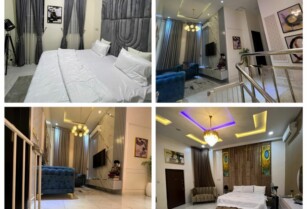 SHORT-STAY ROOMS IN A LUXURIOUSLY 4BED DUPLEX IN A SECURED ESTATE (CALL 08139209392)