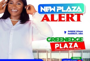 NEW PLAZA ALERT – 700 Shops and Office Spaces in Greenedge Plaza, Aba (Call 08157561955)