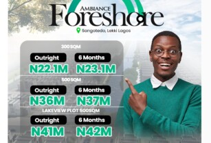 Plots of Land For Sale at Ambiance Foreshore, Sangotedo Lekki (Call 09019249646)