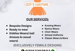 At Izzy’s Couture, We Make Varieties of Female Wears (Call 07053297803)