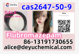 China Supply Flubromazepam 2647-50-nine CAS 2647-50-9 with Safety transportation