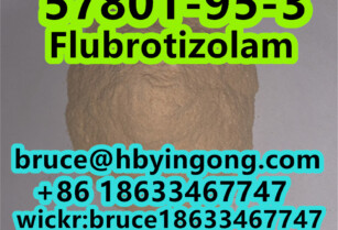 CAS 57801-95-3  flubrotizolam raw powder