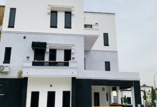 FOR SALE – Newly Built 5Bdr Smart House Corner Piece Terrace Duplex at Katampe Extension