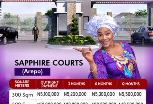 Plots of Land For Sale at Sapphire Courts, Arepo (Call 07067754408)