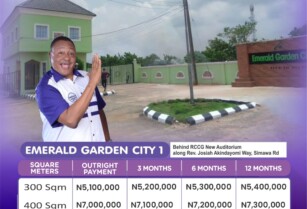 Lands For Sale at Emerald Garden City 1, Simawa Road (Call 07067754408)