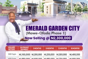 Lands For Sale at Emerald Garden City, Mowe-Ofada Phase 1 (Call 07067754408)