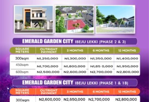 Plots of Land For Sale at Emerald Garden City, Ibeju Lekki (Call 07067754408)