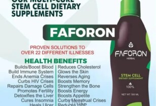 GET YOUR BODY TO HEAL ITSELF WITH FAFORON STEM CELL (Call or Whatsapp – 09011994319)