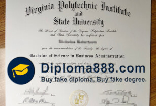 How to order fake Virginia Tech diploma certificate?