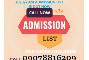 Mudiame University, Irrua, Edo State 2023/2024 Admission List (1st,2nd,3rd) is Out  For Admission Help into Final Batch Call :0907–8816–209. To ch