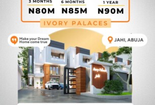 Selling 4 Bedroom Semi-detached Duplex at Ivory Palaces Jahi (Call 08135017389)