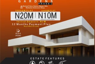 Selling Lands at The Ceaser Gardens Phase 1, Mpape Hills (Call 08135017389)