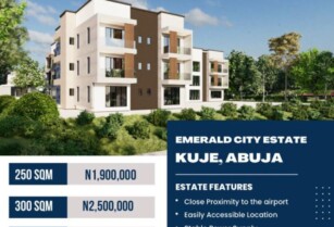 Become a Land Owner at EMERALD CITY, Kuje (Call 08135017389)