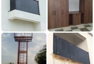 For your Steel Work, Glass work, Furniture, Interior and Exterior Design (Call 07036669790)