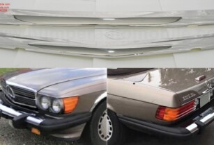 Mercedes R107 C107 W107 SL/ SLC US style bumpers (1971-1989)