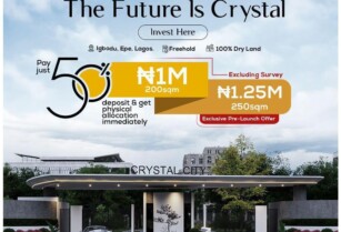 Plots of Land For Sale at Crystal City, Epe (Call 07061166000)