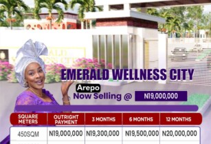 Land For Sale at Emerald Wellness City, Arepo (Call 07067754408)