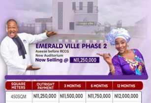 Plots of Land For Sale at Emerald Wellness City, Aseese (Call 07067754408)