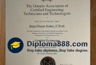 Where to get a fake OACETT certificate from Canada?