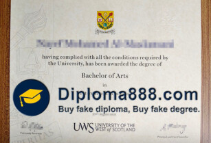 How to order fake University of the West of Scotland degree?