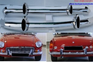 MG MGB bumpers with rubber on over rider (1962-1974)