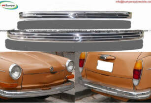 Volkswagen Type 3 bumper (1970-1973) in stainless steel