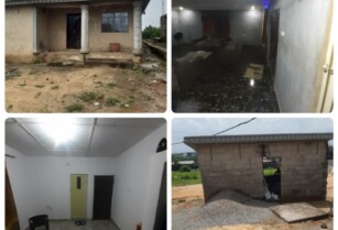 FOR SALE – 3 Bedrooms Bungalow and A Shop on Half a Plot (Call 08133868802)