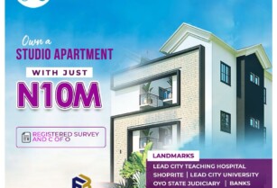 Get your Studio Apartments at Noblesville Estate, Lagos-Ibadan Exp.way (Call 08084515746)