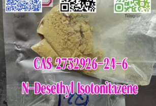 Free Sample N-Desethyl Isotonitazene C21H26N4O3 CAS 2732926-24-6