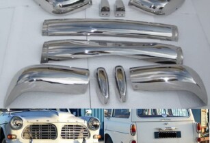 Volvo Amazon Kombi bumper (1962-1969) by stainless steel