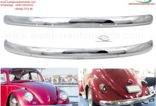 Bumpers VW Beetle blade style (1955-1972) by stainless steel Bumpers Volkswagen Beetle blade European style (1955-1972) by stainless steel One set inc