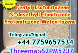 Fentyl Isotonitazene N-desethyl Etonitazene Protonitazene Metonitazene for sale best prices Telegram: +44 7759657534