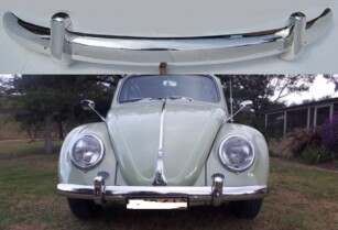 Volkswagen Beetle Euro style bumper (1955-1972) by stainless steel  (VW Käfer Euro typ stoßfänger)