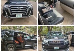 Black Toyota Jeep 2022 Model (Call 07064255844)