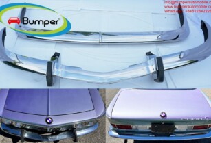 BMW 2000 CS bumpers (1965-1969) by stainless steel