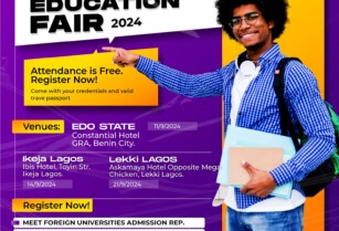 You are Invited to International Education Fair 2024 (MEET FOREIGN UNIVERSITIES ADMISSION REP) Call 08034311748