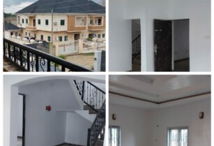 4 bedroom semideatched duplex for sale at Lugbe airport road Abuja (Call 07035648652)