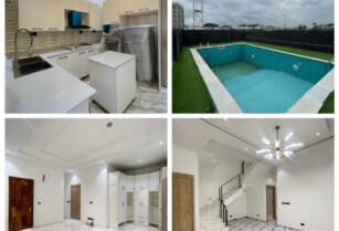 Lovely 4 bedroom semi detached duplex for Sale at Ikate, lekki (Call 09068445870)