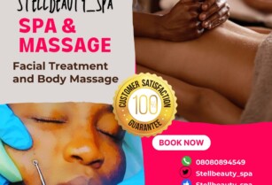 At Stellbeauty Spa, We offer Pedicure & all types of Massage (Call 09068234886)